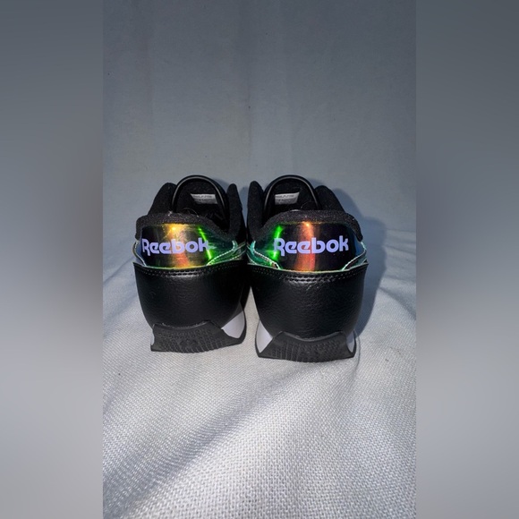 Reebok,Classic Renaissance,Womens,Black,Synthetic Sneakers,Size 8.5,Holographic - Picture 4 of 7